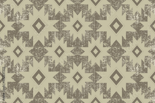 aztec pattern, design for fabric, vector illustration, textile native, needlework