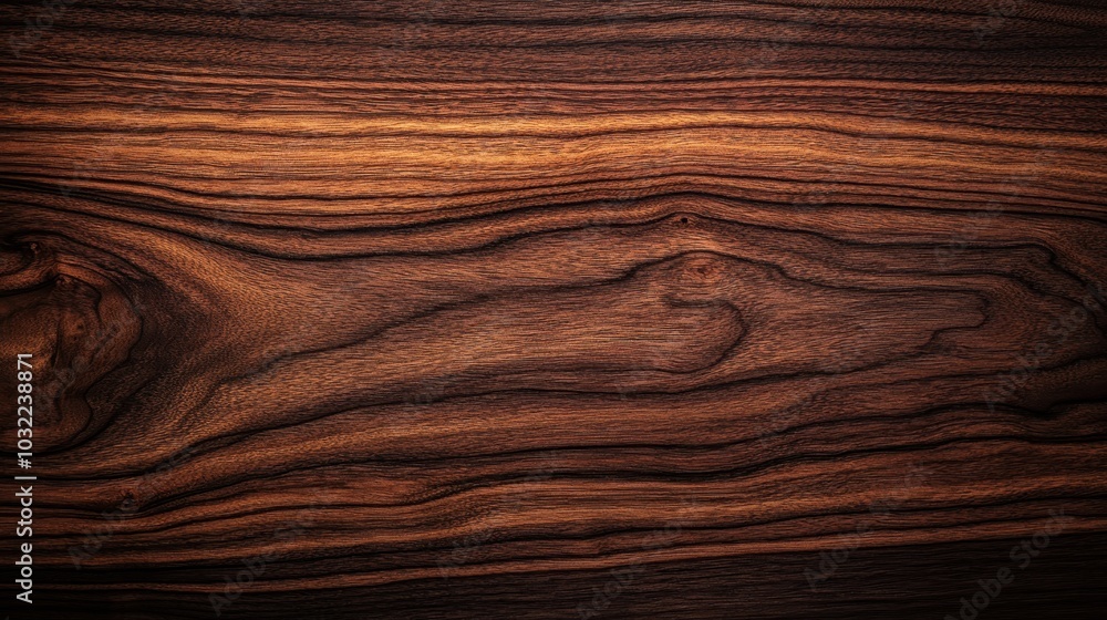Close-up view of a wooden surface with rich, dark brown and black grain patterns Close-up view of a wooden surface with rich, dark brown and black grain patterns