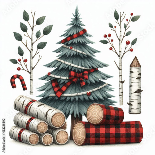 Christmas Sublimation Clipart 

