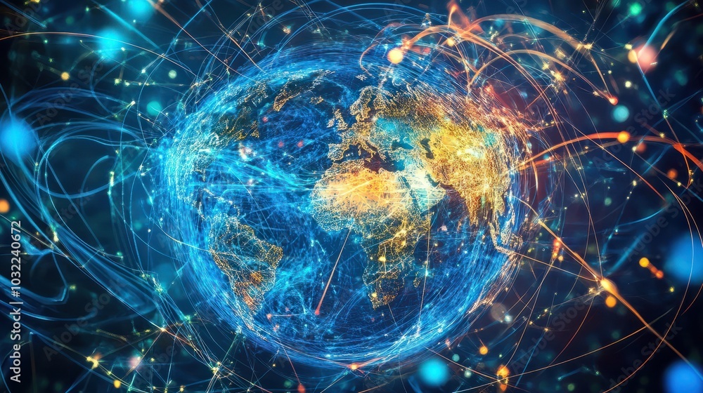 Boosting data transfer and communication worldwide with digital globe connectivity Boosting data transfer and communication worldwide with digital globe connectivity