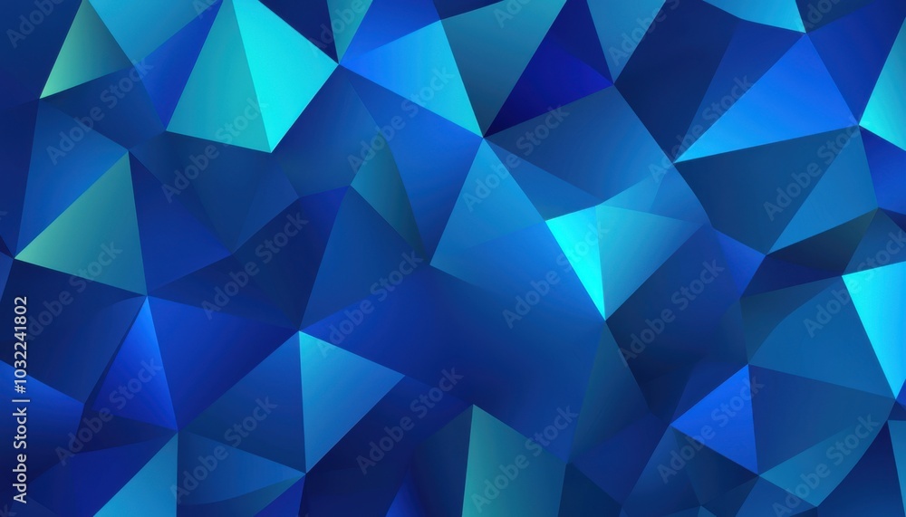 A vibrant abstract design featuring various shades of blue in a geometric pattern, ideal for backgrounds or digital art. A vibrant abstract design featuring various shades of blue in a geometric pattern, ideal for backgrounds or digital art.