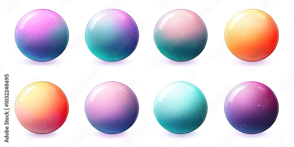 Colorful Glass Spheres: A Vibrant Collection Colorful Glass Spheres: A Vibrant Collection