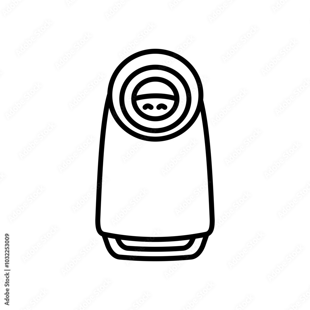 Air Purify Outline Icon, Vector illustration Air Purify Outline Icon, Vector illustration