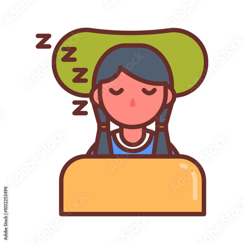 Take Rest Filled Icons , Vector illustration