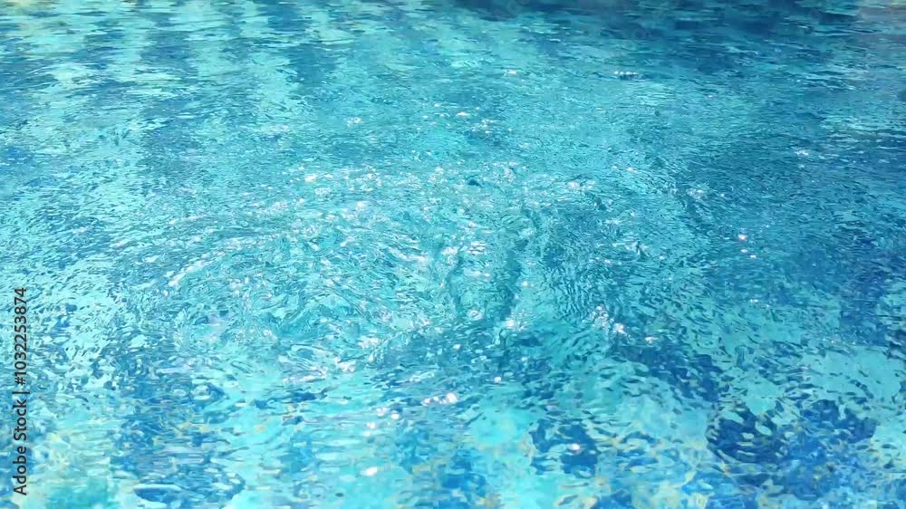 the swimming pool water is bubbling like in a jacuzzi the swimming pool water is bubbling like in a jacuzzi