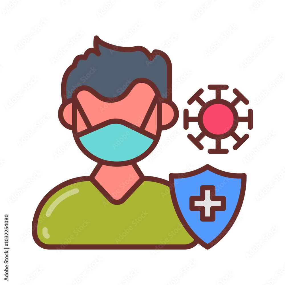 Boost Immunity Filled Icons , Vector illustration Boost Immunity Filled Icons , Vector illustration