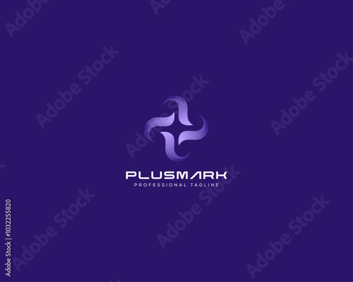 Plus health care medical logo icon design template elements
