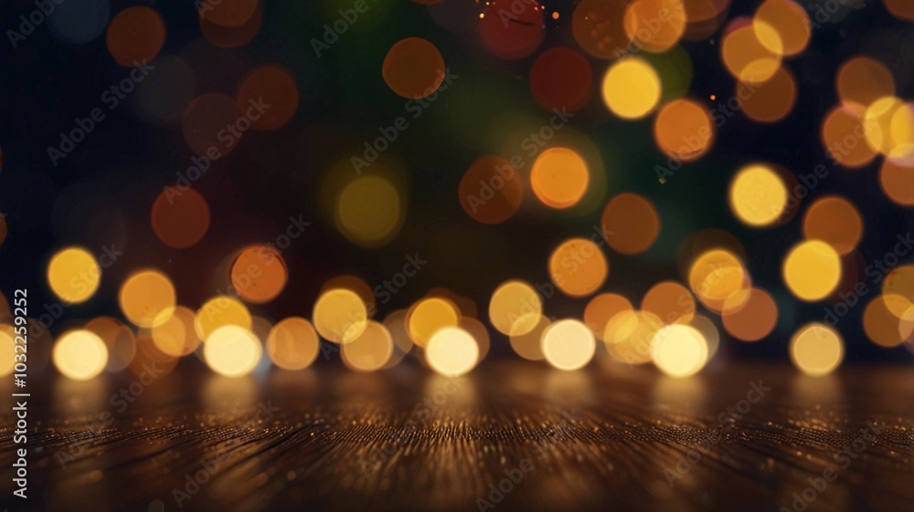 christmas lights on the background of the snow christmas lights on the background of the snow