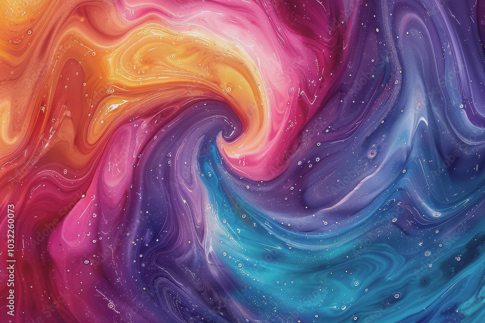 Fascinating color combinations Swirled together to create hypnotic, colorful abstract patterns. Fascinating color combinations Swirled together to create hypnotic, colorful abstract patterns.