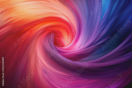 Fascinating color combinations Swirled together to create hypnotic, colorful abstract patterns.