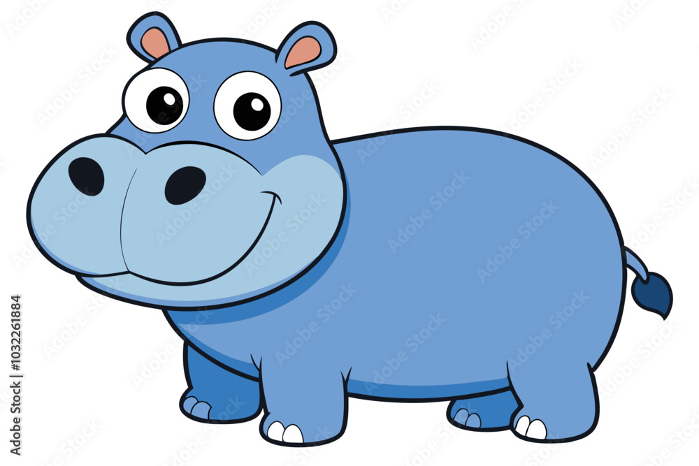 hippopotamus cartoon vector illustration hippopotamus cartoon vector illustration