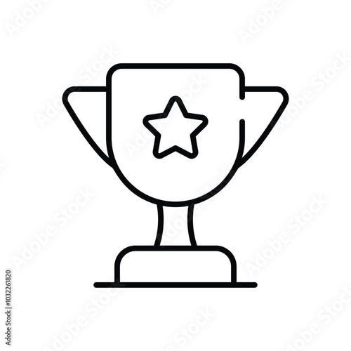 Shopaholic Trophy vector icon