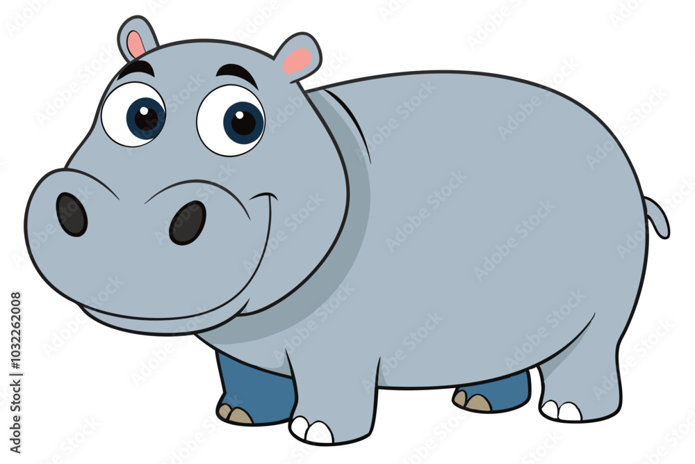 hippopotamus cartoon vector illustration hippopotamus cartoon vector illustration