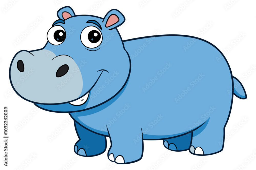 hippopotamus cartoon vector illustration hippopotamus cartoon vector illustration