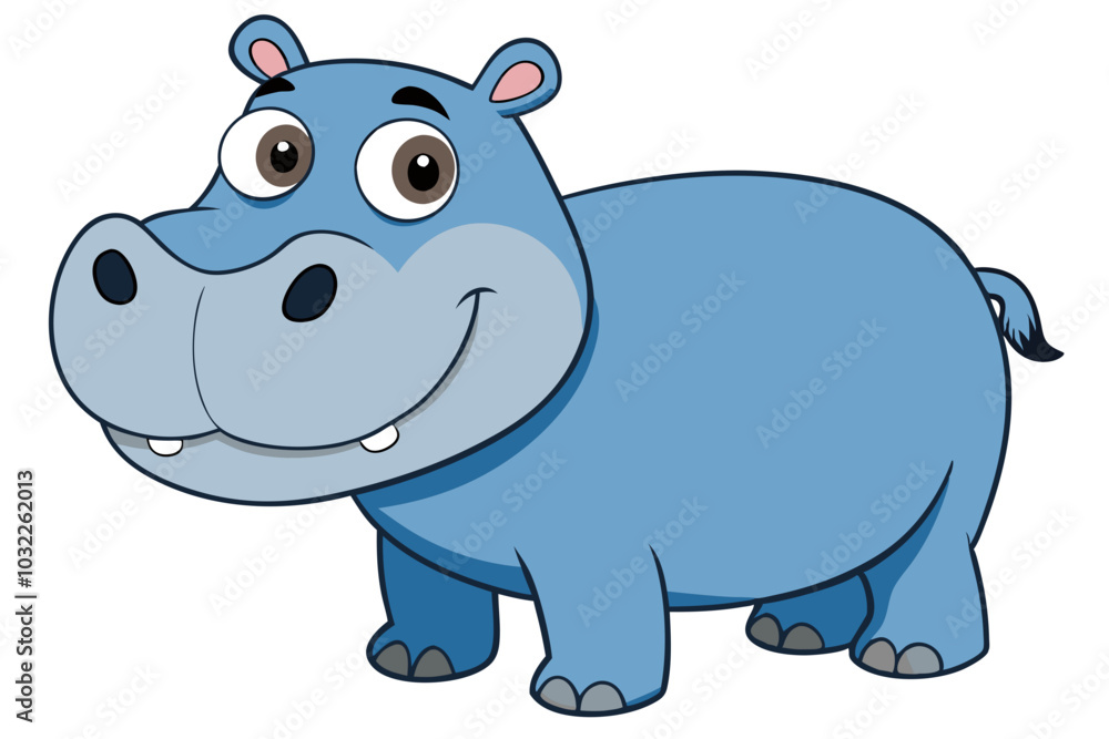 hippopotamus cartoon vector illustration hippopotamus cartoon vector illustration