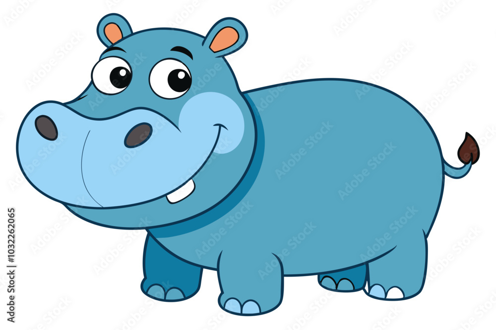 hippopotamus cartoon vector illustration hippopotamus cartoon vector illustration