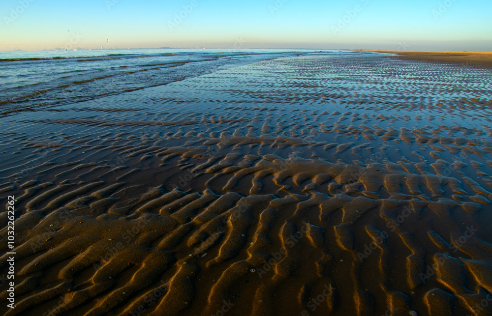 Fototapeta premium Blue sea water surface