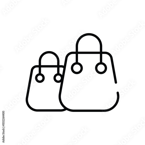 Shopaholic vector icon