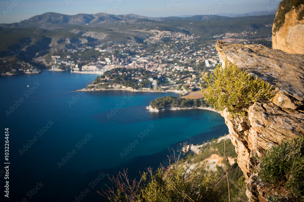 Point de vue de la Route des Crêtes, Cap Canaille, Cassis, Provence, Région PACA, Sud, France, Europe Point de vue de la Route des Crêtes, Cap Canaille, Cassis, Provence, Région PACA, Sud, France, Europe
