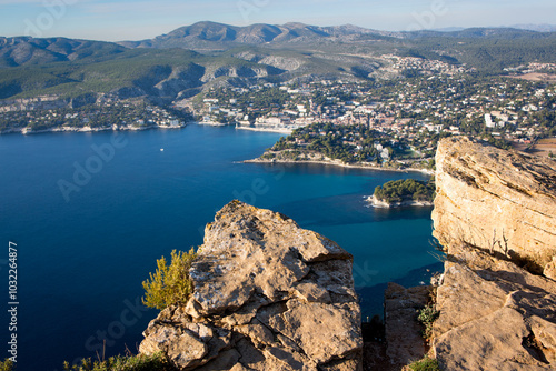 Point de vue de la Route des Crêtes, Cap Canaille, Cassis, Provence, Région PACA, Sud, France, Europe