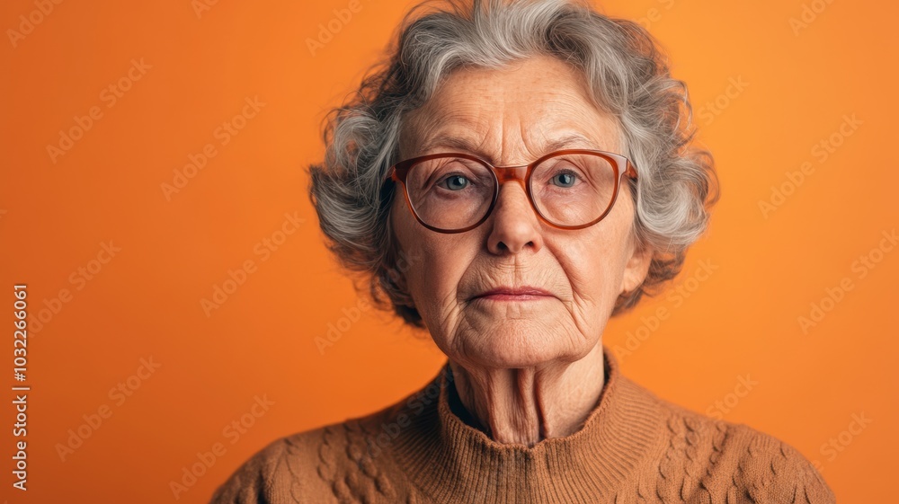 Portrait of a serious young girl with striking blue eyes and freckles, set against a soft green background, capturing a calm and introspective mood. Portrait of a serious young girl with striking blue eyes and freckles, set against a soft green background, capturing a calm and introspective mood.