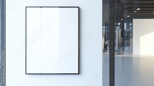 Wallpaper Mural Glass window signage mockup, clean design on white background Torontodigital.ca