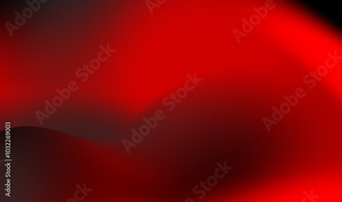 Abstract red and black wave pattern showcasing smooth gradients and dynamic shapes in a bold artistic composition. Vibrant display of swirling red and black hues creates a striking abstract background