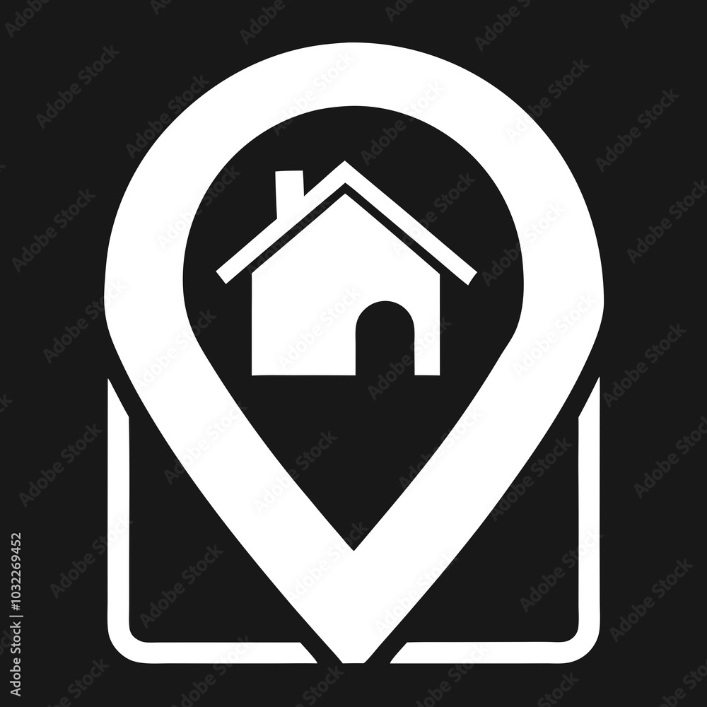 home icon on metal background home icon on metal background