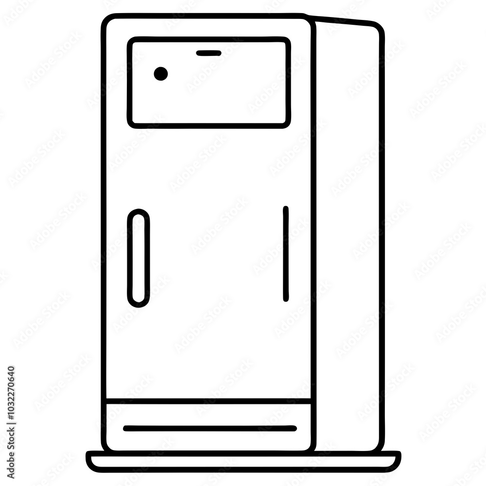 refrigerator isolated on white background refrigerator isolated on white background