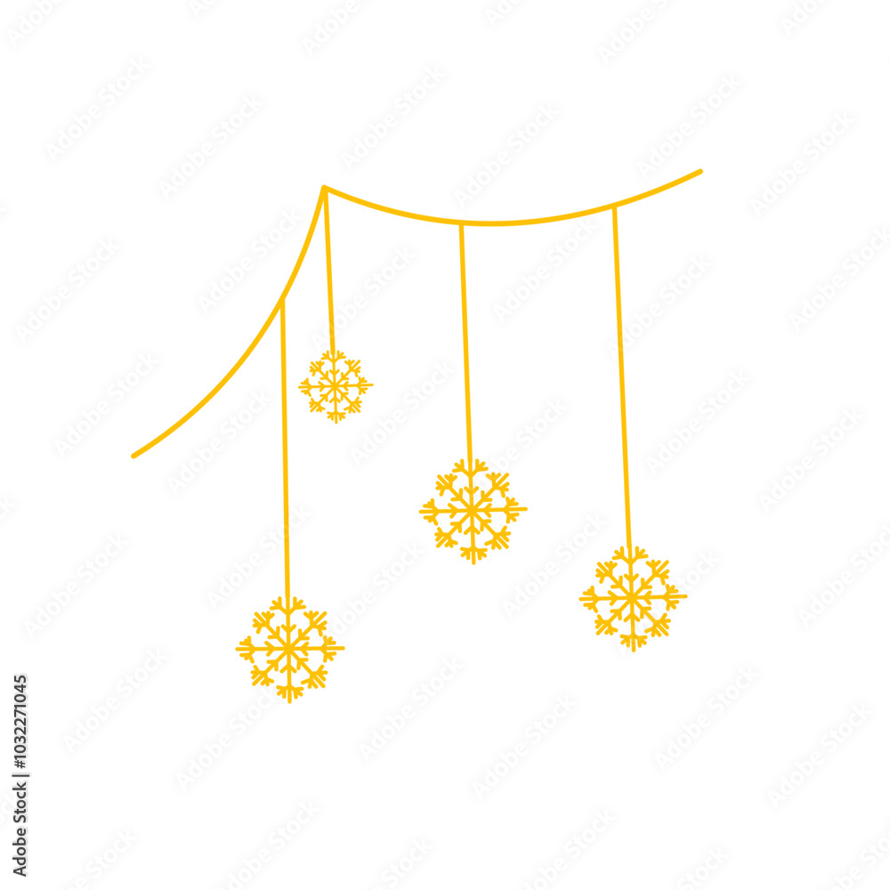 hanging snowflake decoration hanging snowflake decoration