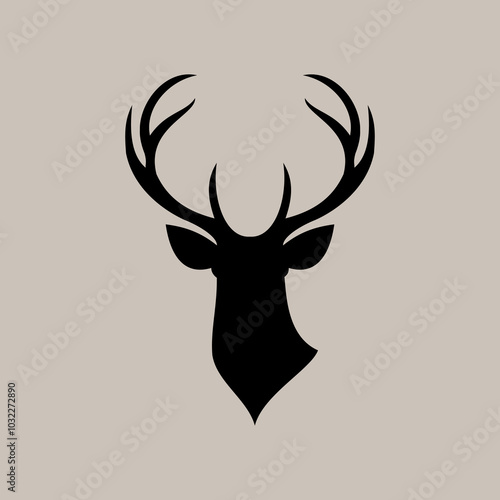 deer icon deer illustration deer brand logo template