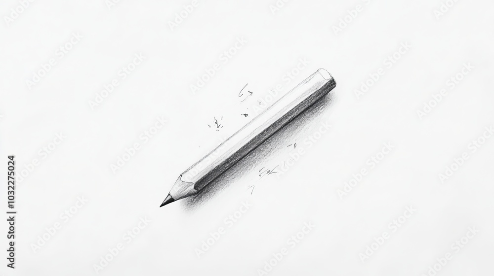 A simple drawing of a pencil, perfect for representing writing or office supplies. It's a clean and modern design, ideal for use in business materials. A simple drawing of a pencil, perfect for representing writing or office supplies. It's a clean and modern design, ideal for use in business materials.