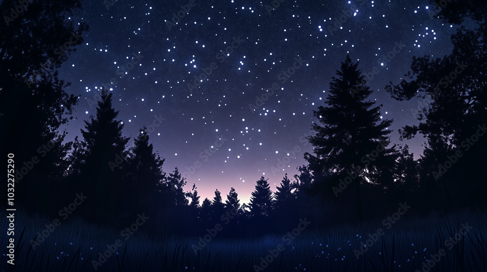 Wide view of a clear starry night sky, countless bright stars scattered across a deep black sky, soft glow from distant galaxies, infinite atmosphere, dark horizon blending into the night Wide view of a clear starry night sky, countless bright stars scattered across a deep black sky, soft glow from distant galaxies, infinite atmosphere, dark horizon blending into the night