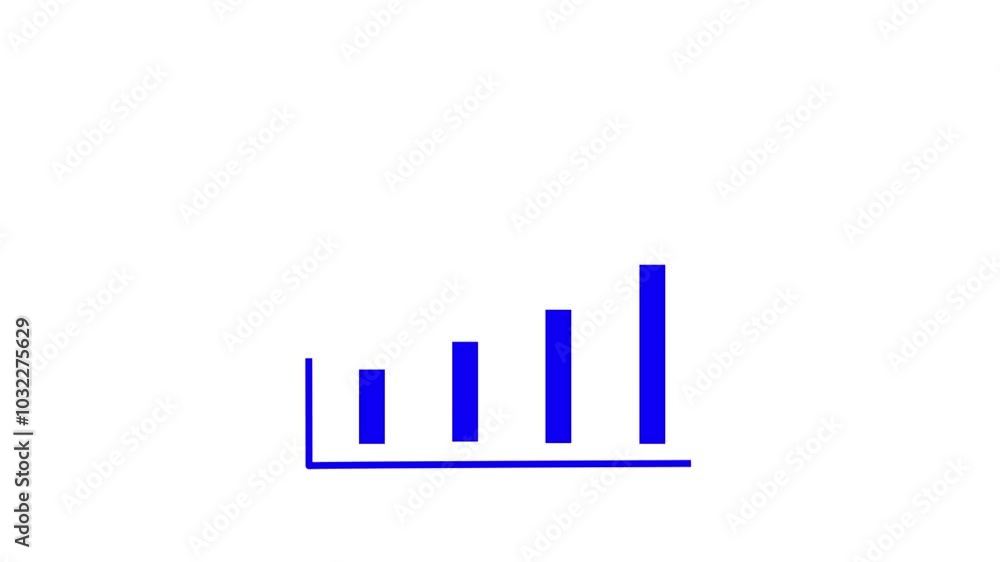 Neon Financial Growth Chart with Dollar Symbols - Rising Business Profit and Revenue Concept Neon Financial Growth Chart with Dollar Symbols - Rising Business Profit and Revenue Concept