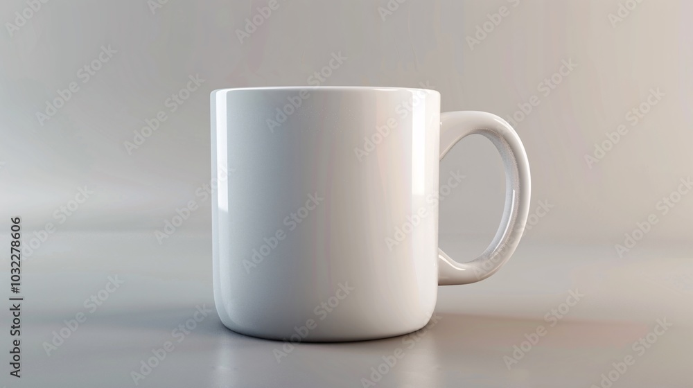 A white ceramic coffee mug with a comfortable handle, filled with aromatic coffee. A white ceramic coffee mug with a comfortable handle, filled with aromatic coffee.