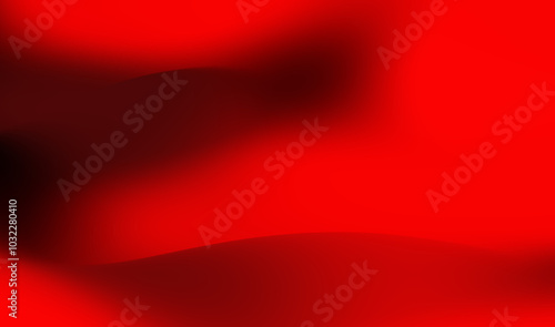 Abstract red and black wave pattern showcasing smooth gradients and dynamic shapes in a bold artistic composition. Vibrant display of swirling red and black hues creates a striking abstract background