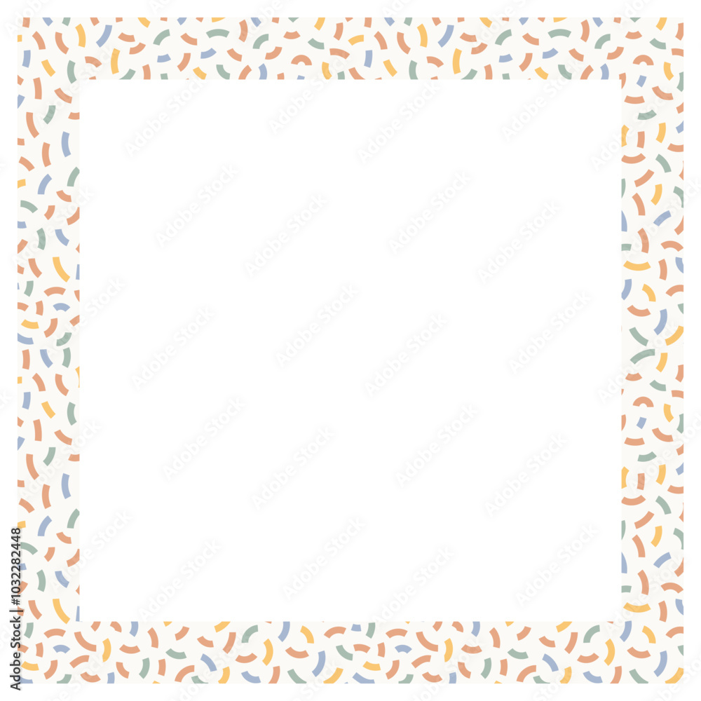 Frame with with freehand doodles. Background for trendy design with basic shapes. Frame with with freehand doodles. Background for trendy design with basic shapes.