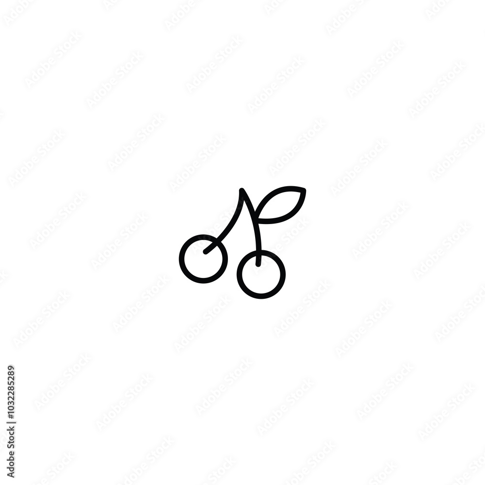 Lychee Fruit Icon Line Design Lychee Fruit Icon Line Design