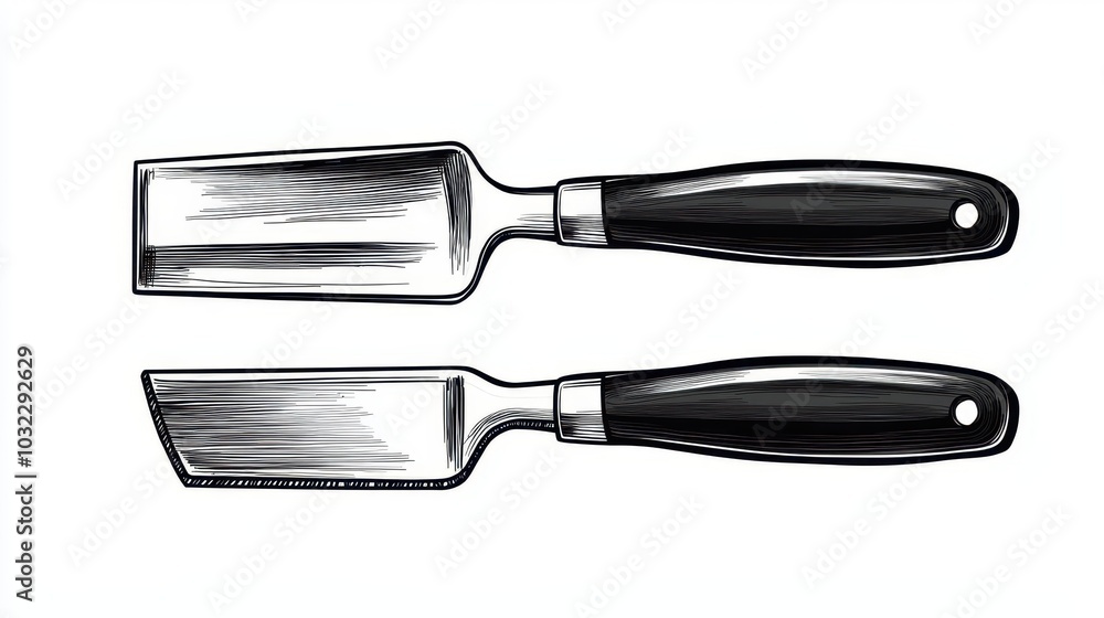 A vegetable peeler clipart, kitchen tool, minimalist design, black and white, isolated on white background A vegetable peeler clipart, kitchen tool, minimalist design, black and white, isolated on white background