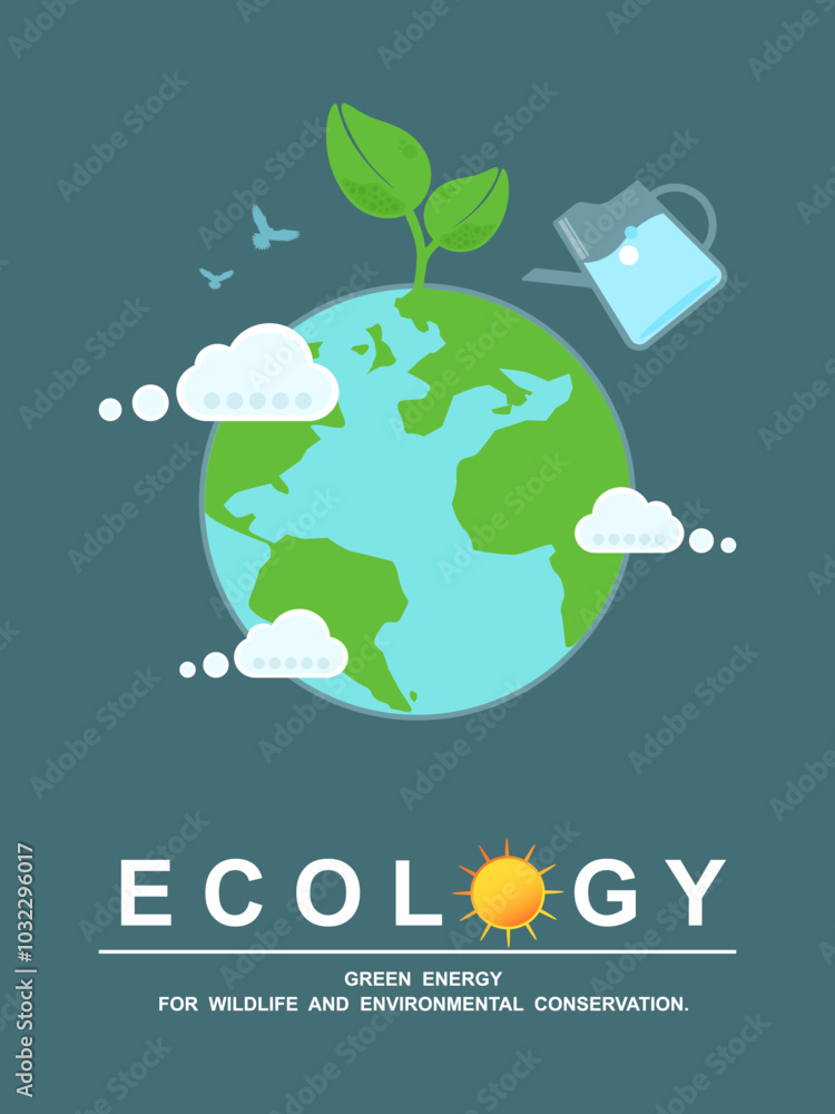 Environmental care and using clean green energy, Net zero emission, Carbon footprint concept, Nature conservation and Renewable Energy technology, Background image for poster, banner or cover art. Environmental care and using clean green energy, Net zero emission, Carbon footprint concept, Nature conservation and Renewable Energy technology, Background image for poster, banner or cover art.