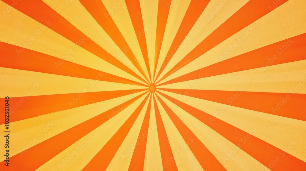 Abstract orange and yellow sunburst pattern background. Abstract orange and yellow sunburst pattern background.