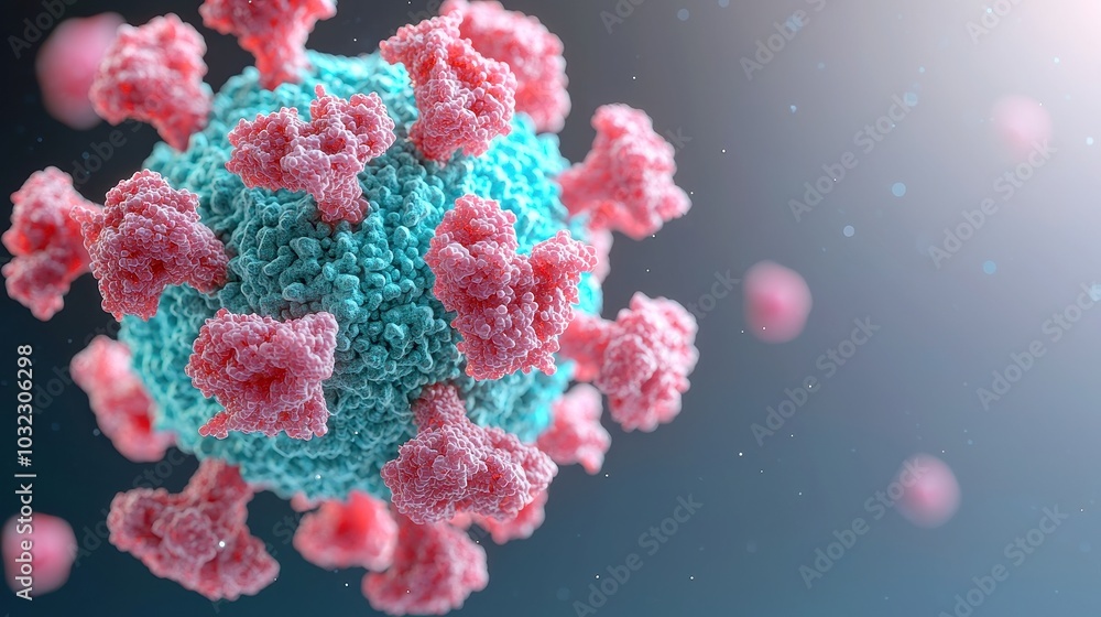 Microscopic view of antiviral compound combating diseases molecule of hope and scientific discovery against global pandemic Microscopic view of antiviral compound combating diseases molecule of hope and scientific discovery against global pandemic