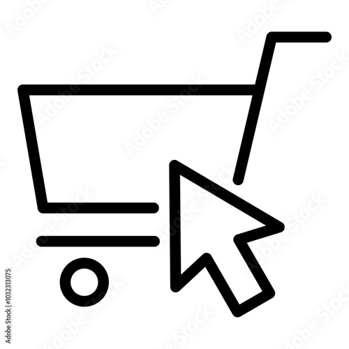 Buy icon. Vector line icon
