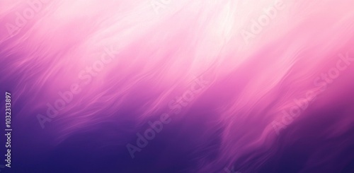 Abstract flowing fabric waves in soft pink and deep purple hues Generative AI