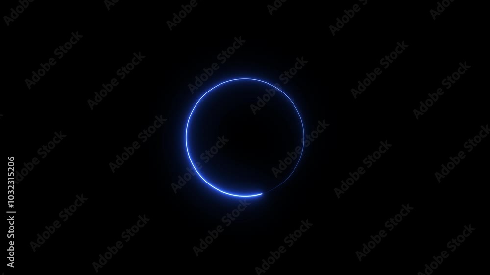 loading icon neon bright animation purple color circle. storage pie chart on black background. loading icon neon bright animation purple color circle. storage pie chart on black background.