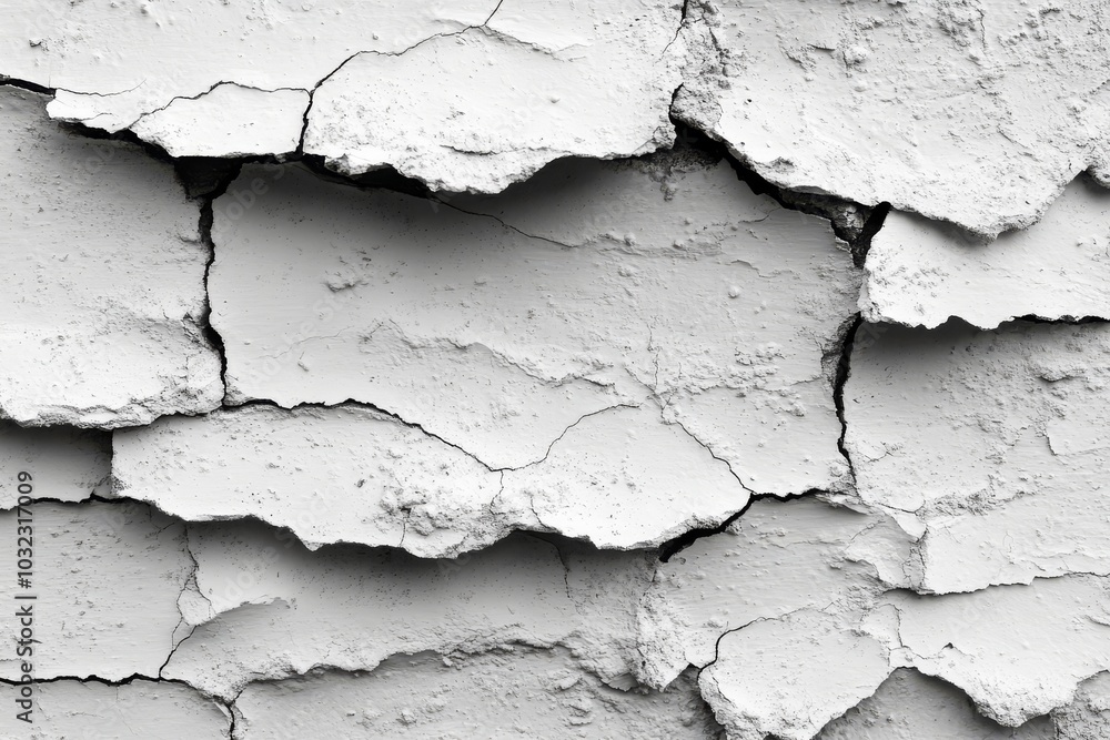 Fototapeta premium Black and white distressed grunge texture background