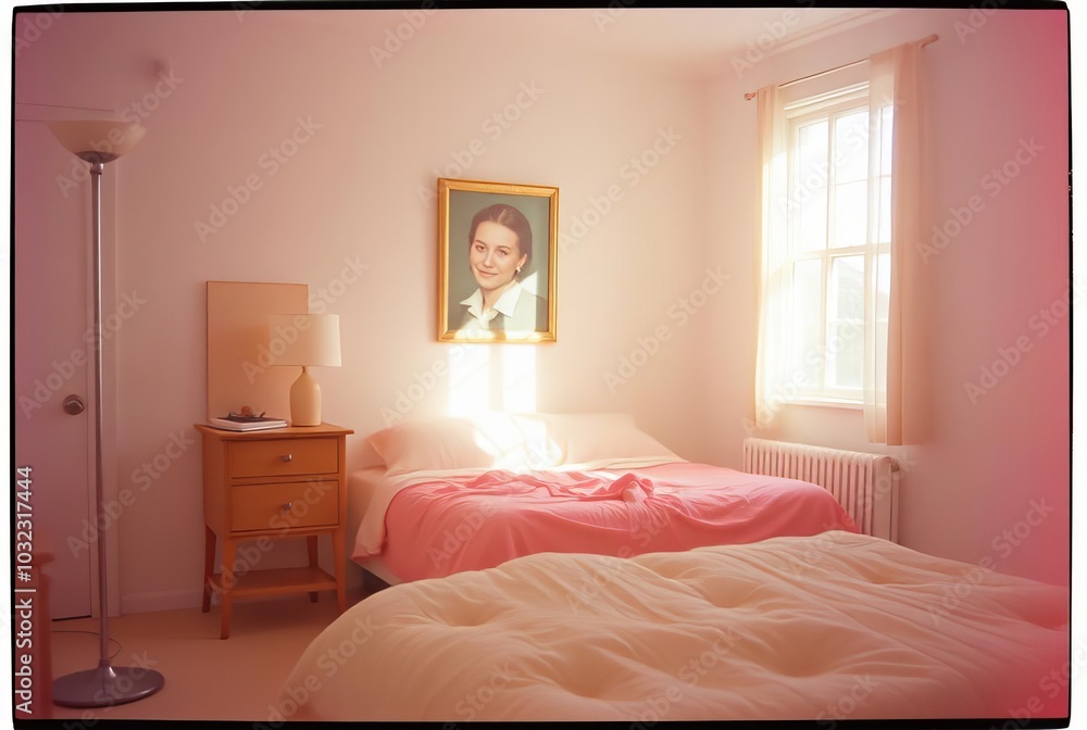 Lomography with light leaks in a minimalist bedroom Creates a dr Lomography with light leaks in a minimalist bedroom Creates a dr