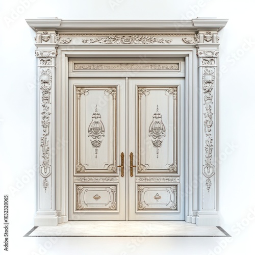 Refined Double Doors with Classic Design