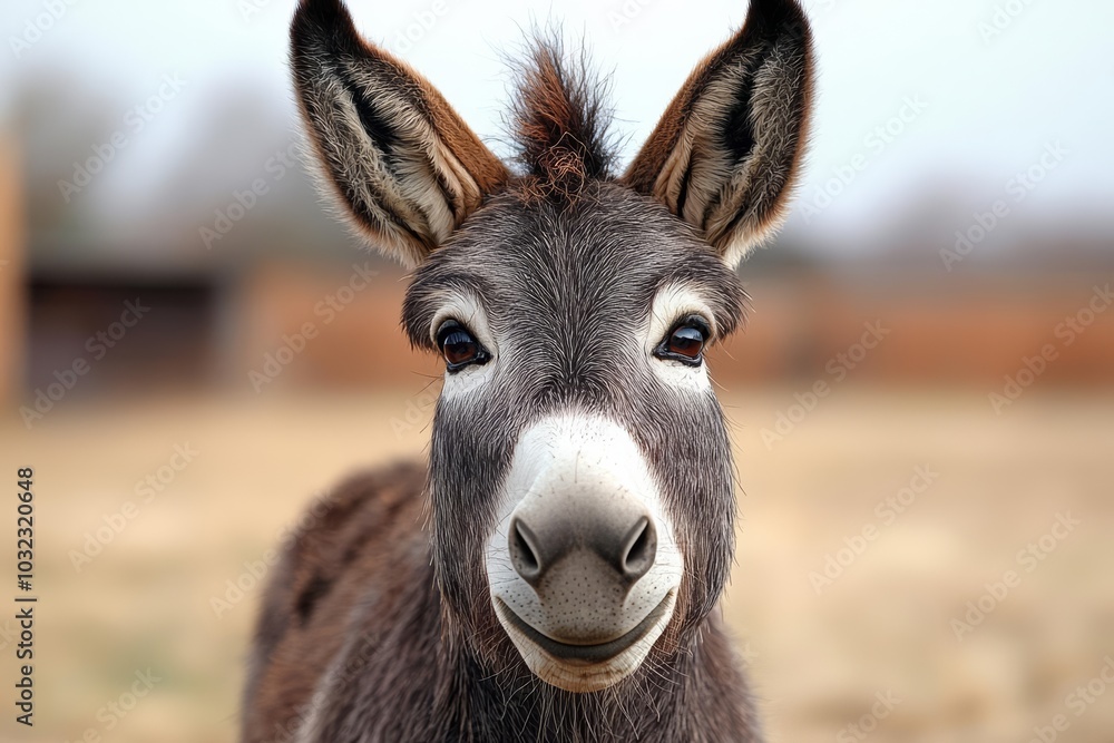 Funny Donkey , isolated on white background, , free space text, copy space, copy space for text, Funny Donkey , isolated on white background, , free space text, copy space, copy space for text,