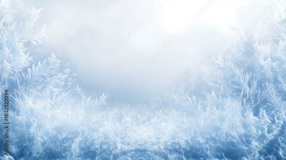 Abstract frosty winter background with copy space. Abstract frosty winter background with copy space.